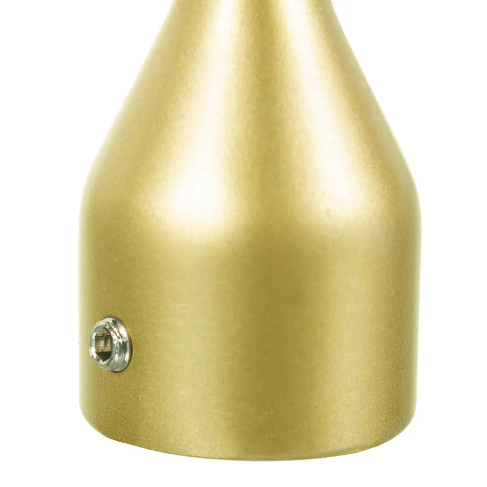 Наконечник «Завитки» 12 см цвет золото матовое INSPIRE STLM-2036943 - Вид №1