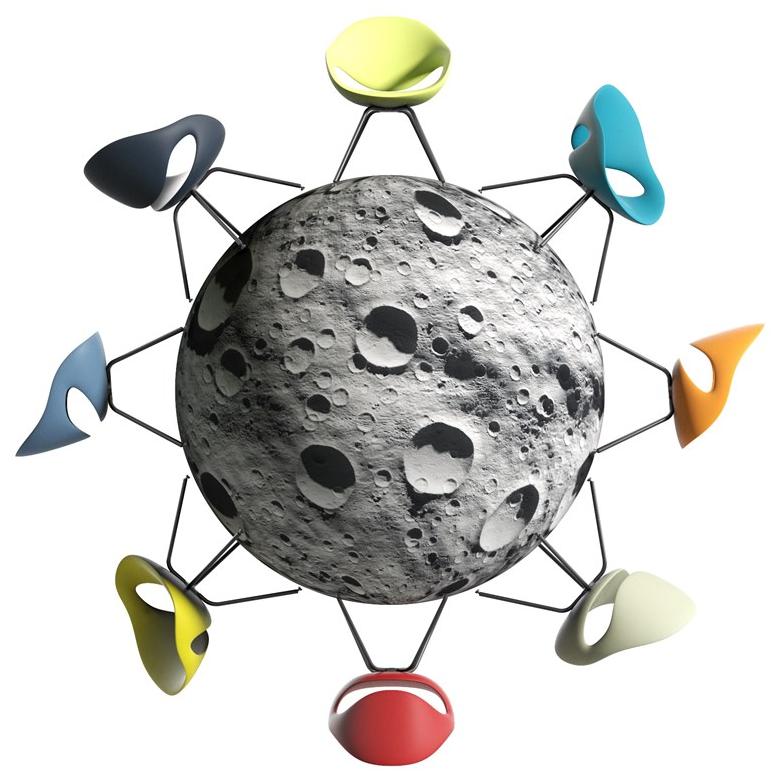 Tonon Стул из пеноматериала с металлическими салазками Moon 908.91 - Вид №16