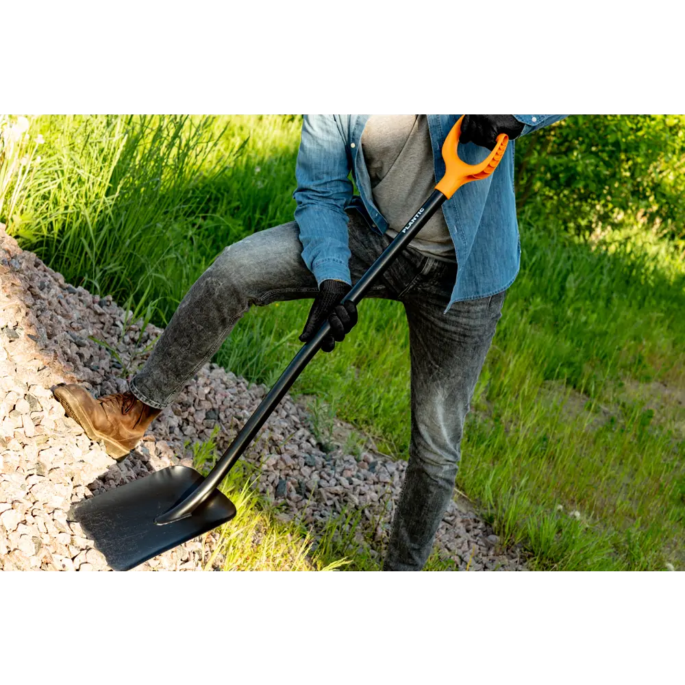 Совковая лопата Plantic Terra для сыпучих материалов с эргономичной ручкой 84953709 STLM-0057311 - Вид №9