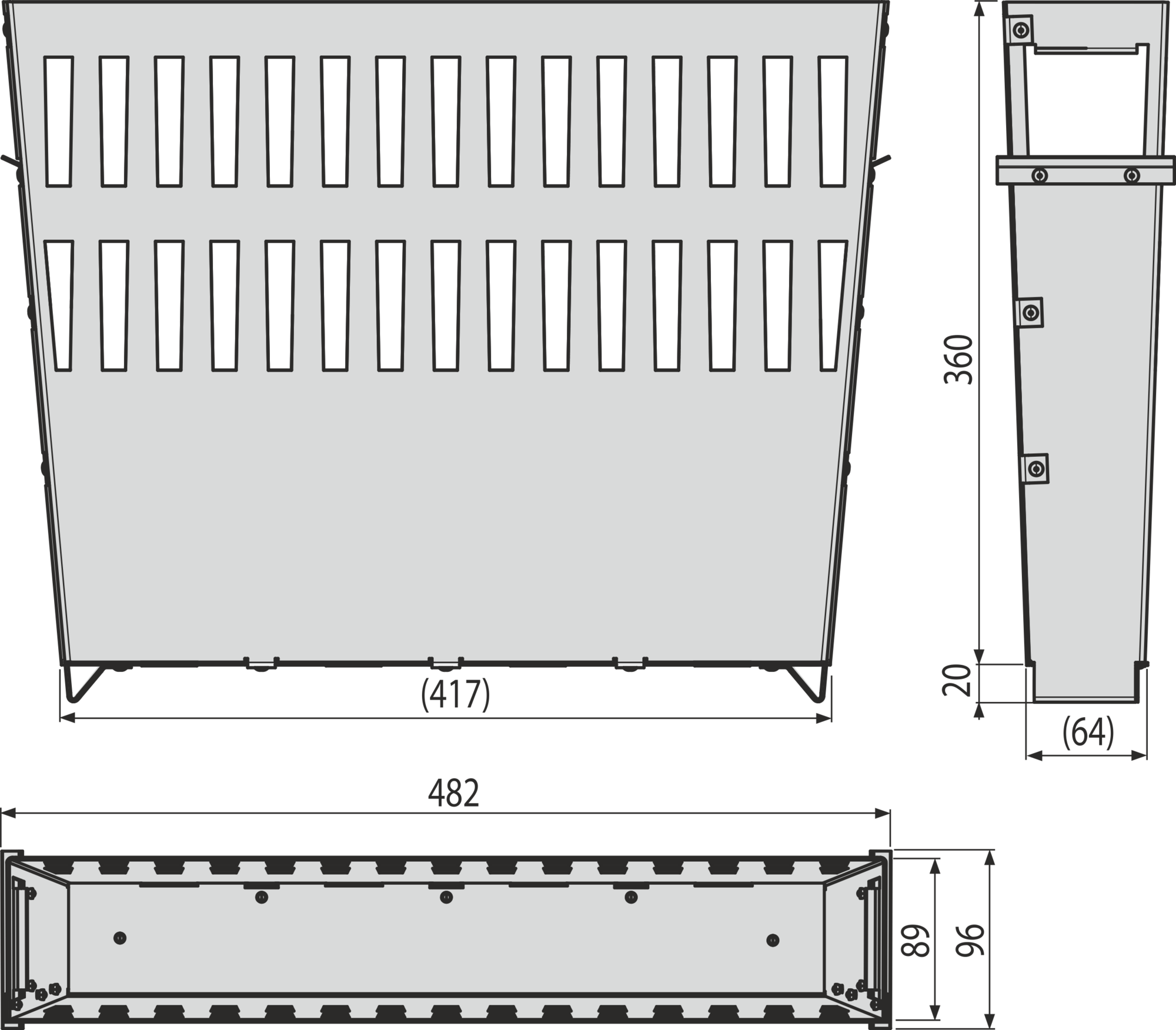Корзина пескоуловителя для нечистот, оцинкованная сталь ALCAPLAST AVZP013 - Вид №1