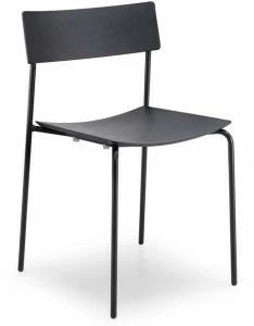 Midj Штабелируемый стул из дерева и стали Mito