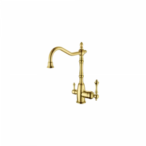 GZ 77022E Смеситель для кухни с подключением к фильтру с питьевой водой Ganzer Золото