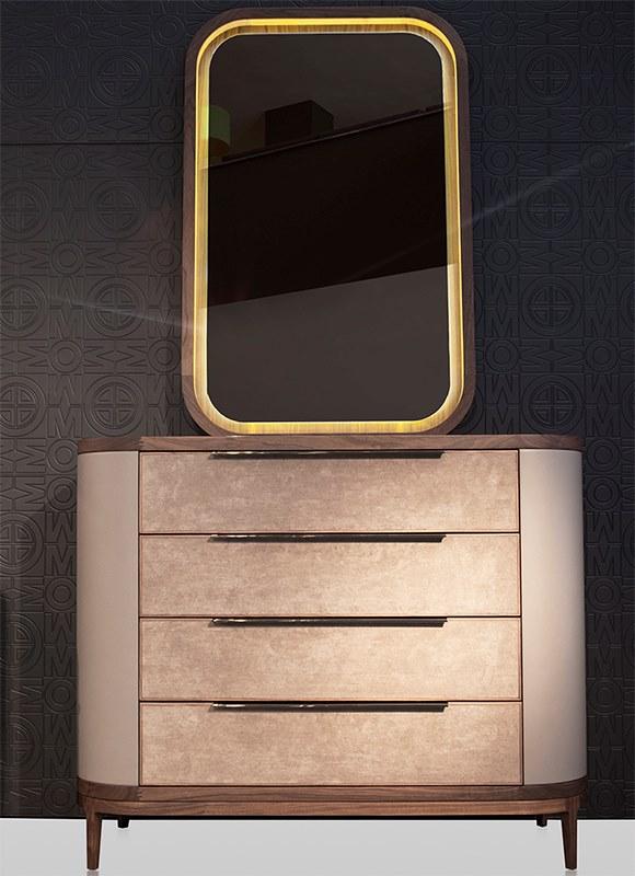 Mobi Комод из дерева и кожи Manhattan sun-id-1491380 - Вид №3