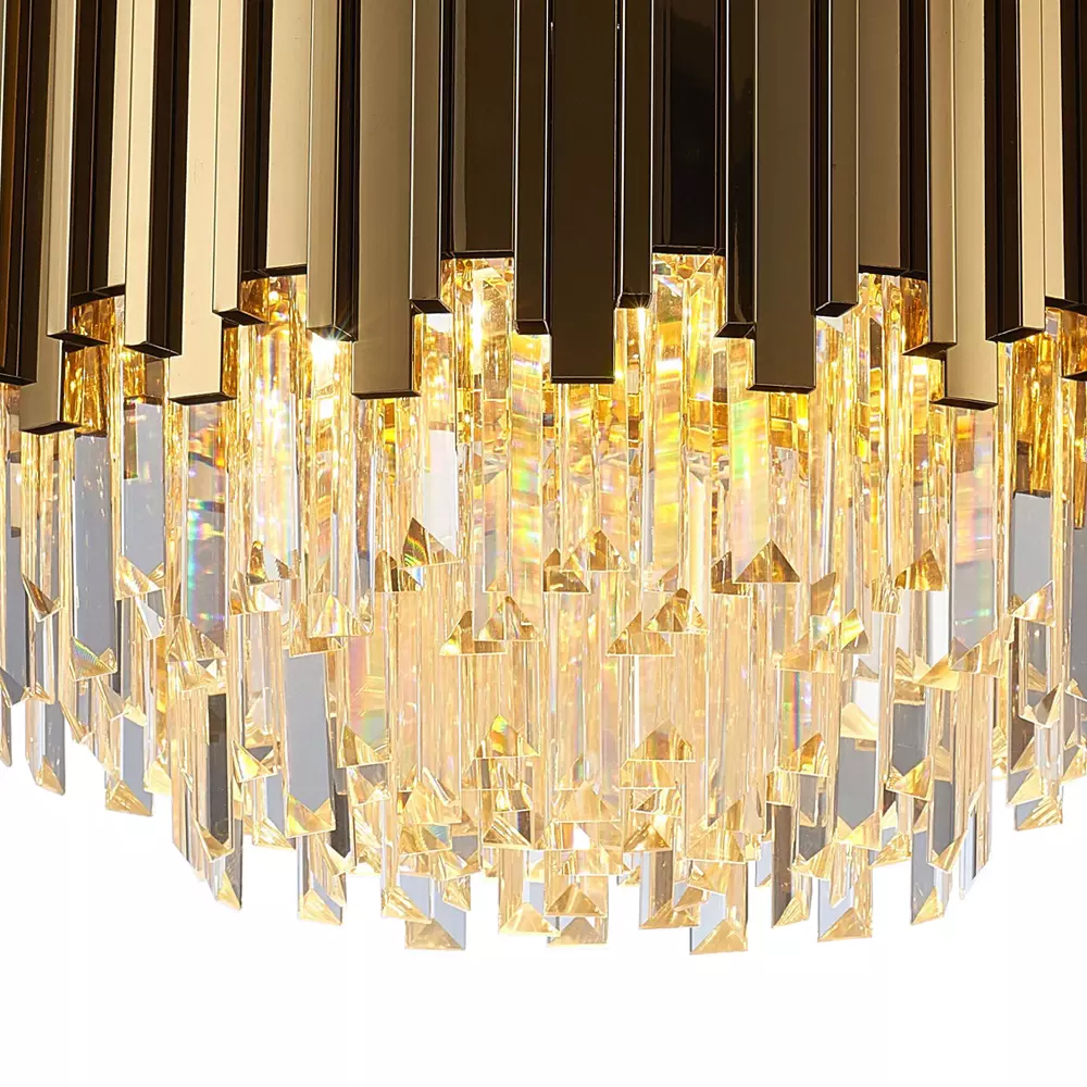 Подвесной светильник Barclay L6 от Delight Collection A006 L6 DELIGHT COLLECTION ДИЗАЙНЕРСКИЕ 243921 Прозрачный;золото  - Вид №2