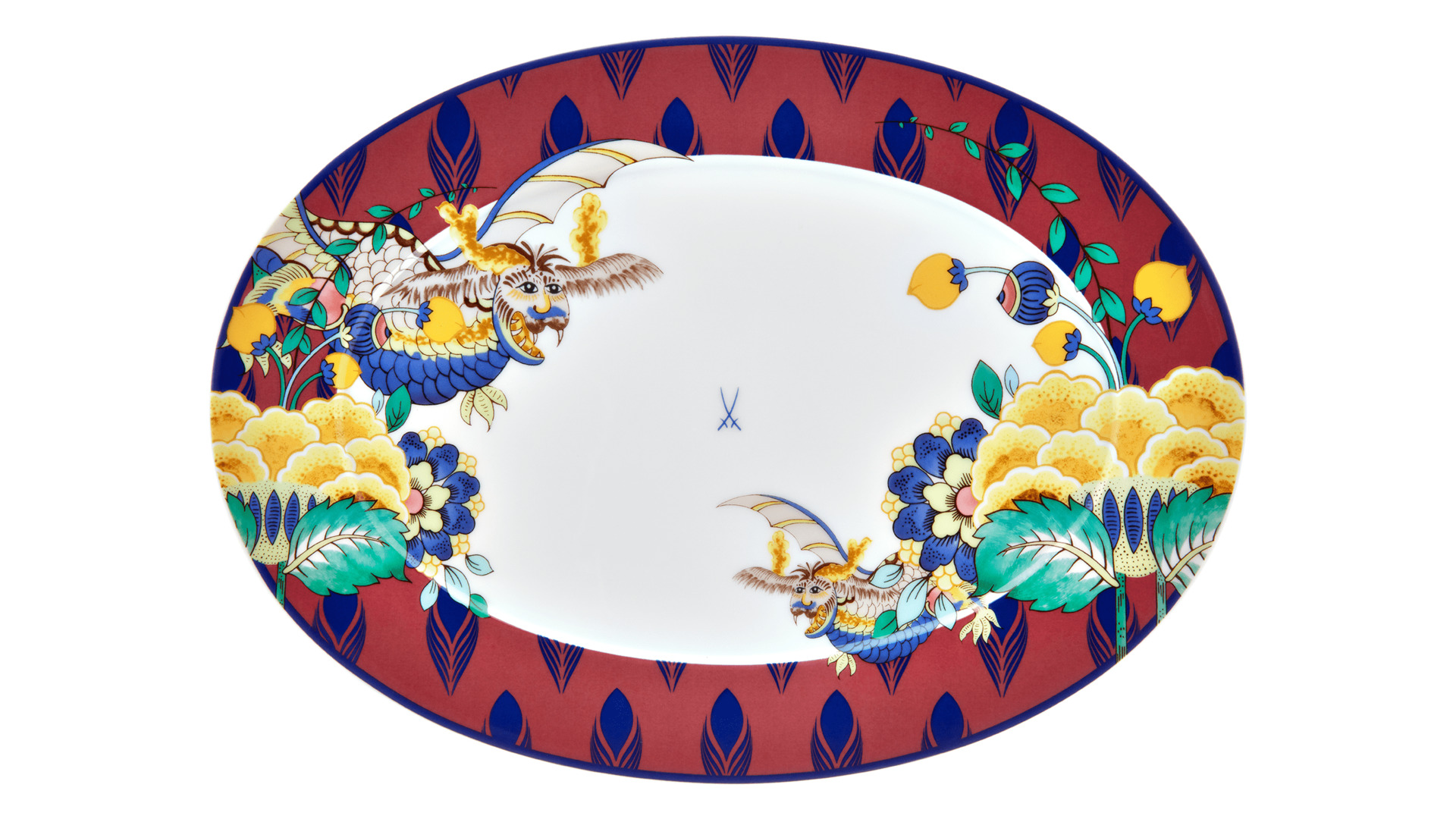 10669608 Meissen Сервиз столовый Meissen "Коллаж. Мистический сад" на 6 персон 28 предметов Фарфор  - Вид №2