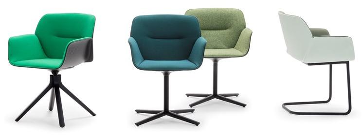 Andreu World 5-спицевое вращающееся кресло на колесиках Nuez So2773 - Вид №2