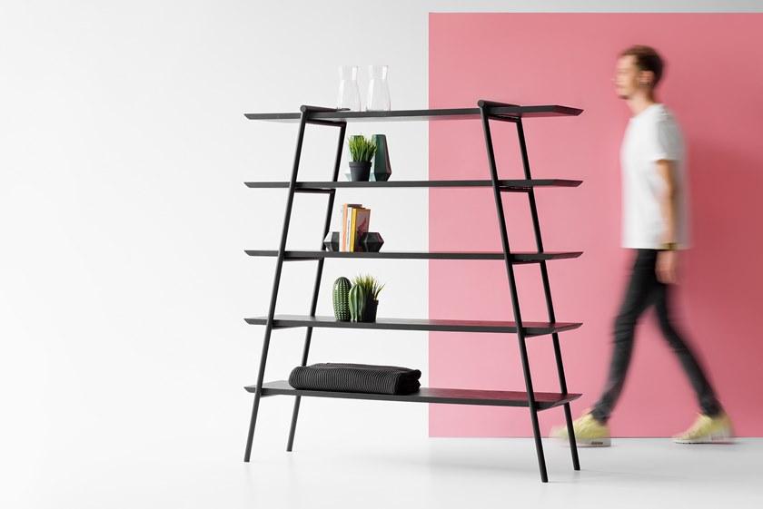 Zegen Открытый двусторонний книжный шкаф из стали и дерева Duoo Santreyd sun-id-1477623 - Вид №7