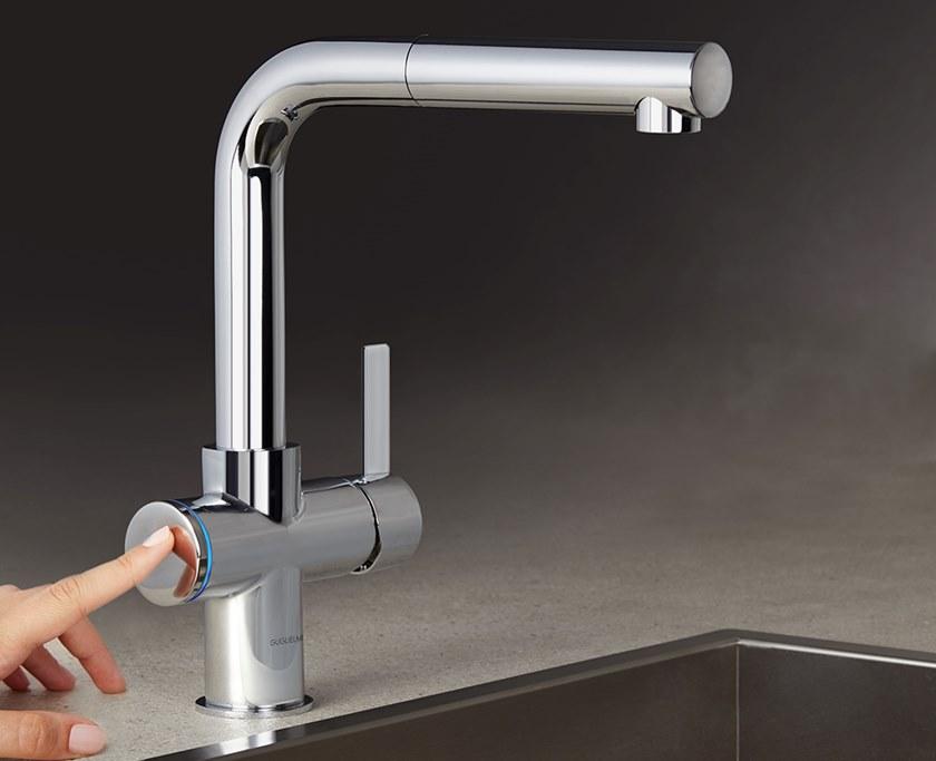 GUGLIELMI Кухонный смеситель, однорычажный, с вытяжным душем Smartap sun-id-1394492 - Вид №2