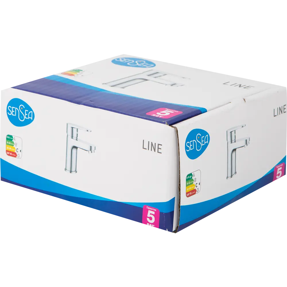 Однорычажный смеситель Sensea Line для раковины в хромированном исполнении 82355572 STLM-0025278 - Вид №4