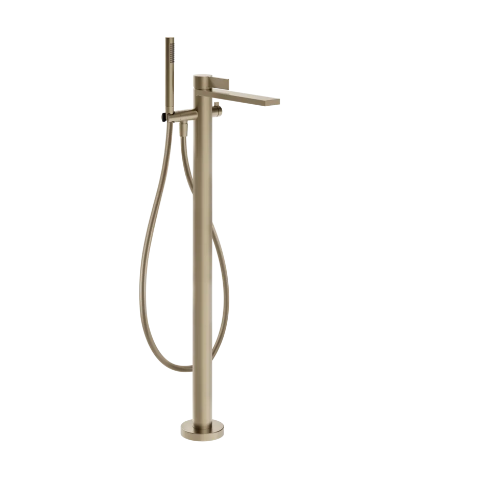 Смеситель для ванны 73528 149 Gessi Inverso МАТОВЫЙ НИКЕЛЬ FINOX 73528149
