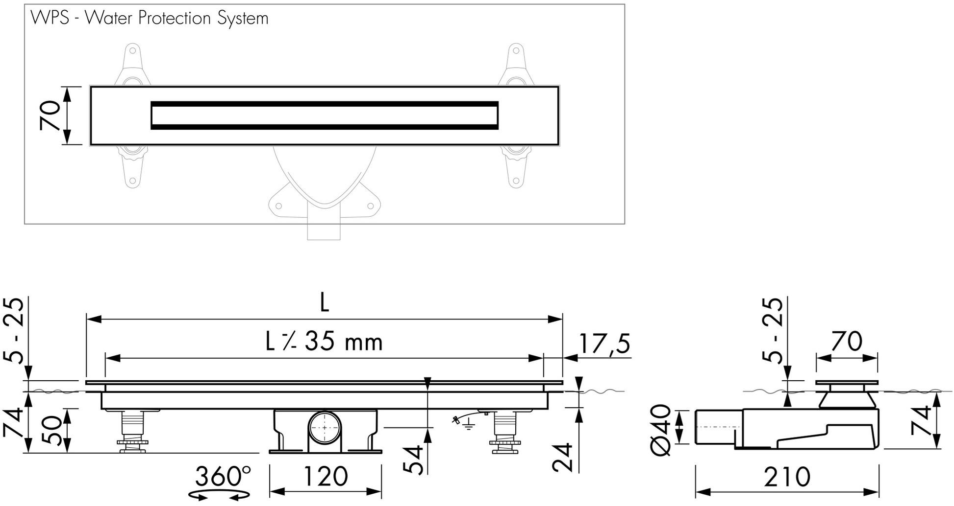 ESS Easy Drain Трап для душа из нержавеющей стали Xs sun-id-1360627 - Вид №16