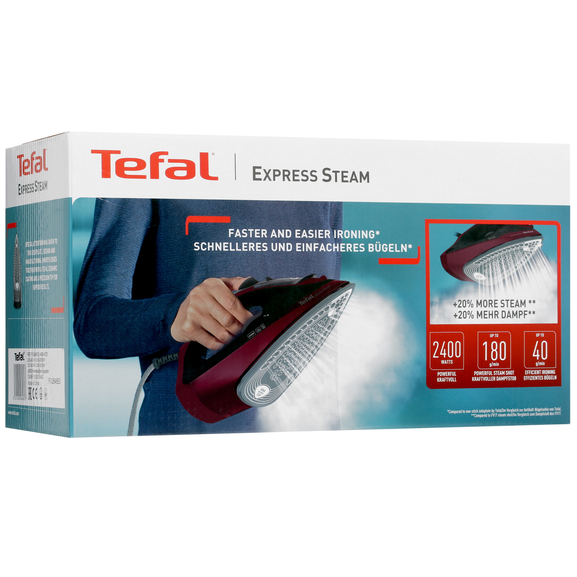 5352860 Утюг Tefal Express Steam FV2846E0 черный STDN-0105428 - Вид №8