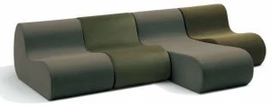 MissoniHome Модульный тканевый диван с шезлонгом Virgola