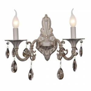 Бра хрустальное на 2 лампы белое "Джули" 77305.02.29.02 SEVEN FIRES СВЕЧА 00-3931571 Белый;прозрачный