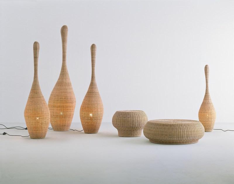 Gervasoni Низкий круглый плетеный журнальный столик Bell + bolla + corallo sun-id-1396970 - Вид №2