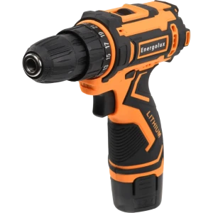 Аккумуляторная дрель-шуруповерт Energolux ДА12ЛМ/2 с двумя батареями 89433415