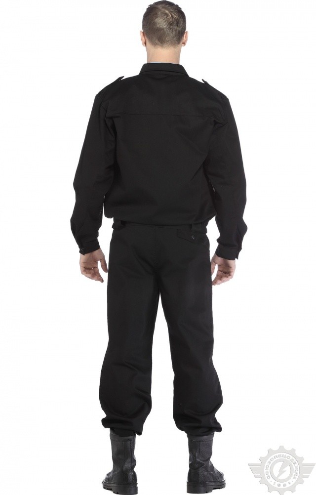 61514 Костюм "Страйк" летний черный  Одежда для охранных структур  размер 44-46/170-176 Спецодежда  - Вид №7