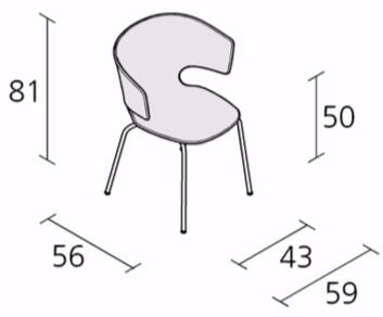 Alias Стул складной со съемным чехлом с подлокотниками Taormina tindari sun-id-1506551 - Вид №3