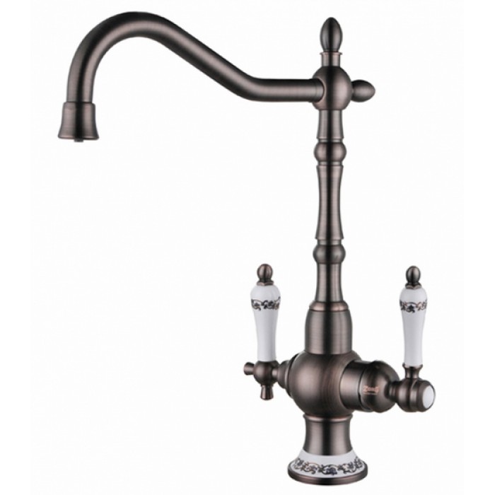 Zorg ZR 336 YF-50 Antique Смеситель для кухни Zorg 360х230  - Вид №1