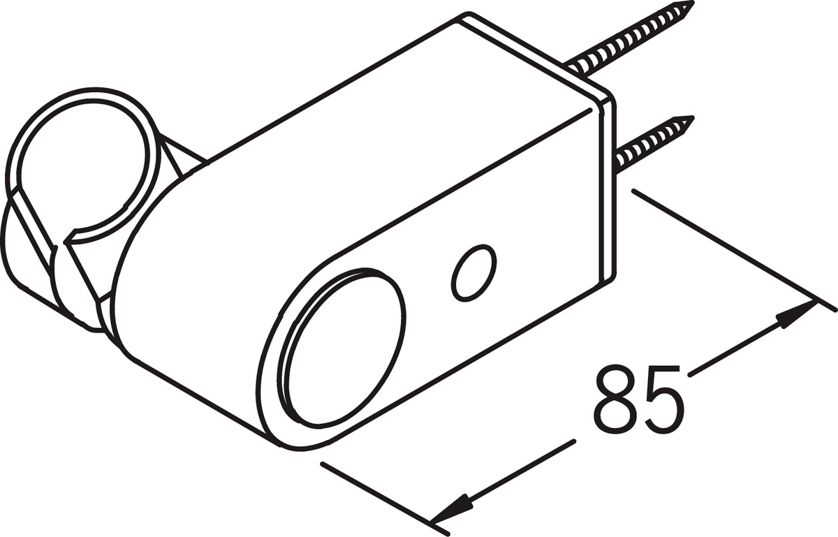 Oras 253100-11 Крепление 253100-11 Apollo Белый  - Вид №2