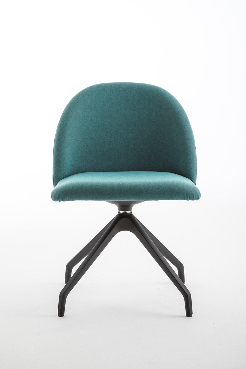 Luxy Вращающийся стул на козелке из ткани Bloom 4blfn14, 4blfb16 - Вид №1