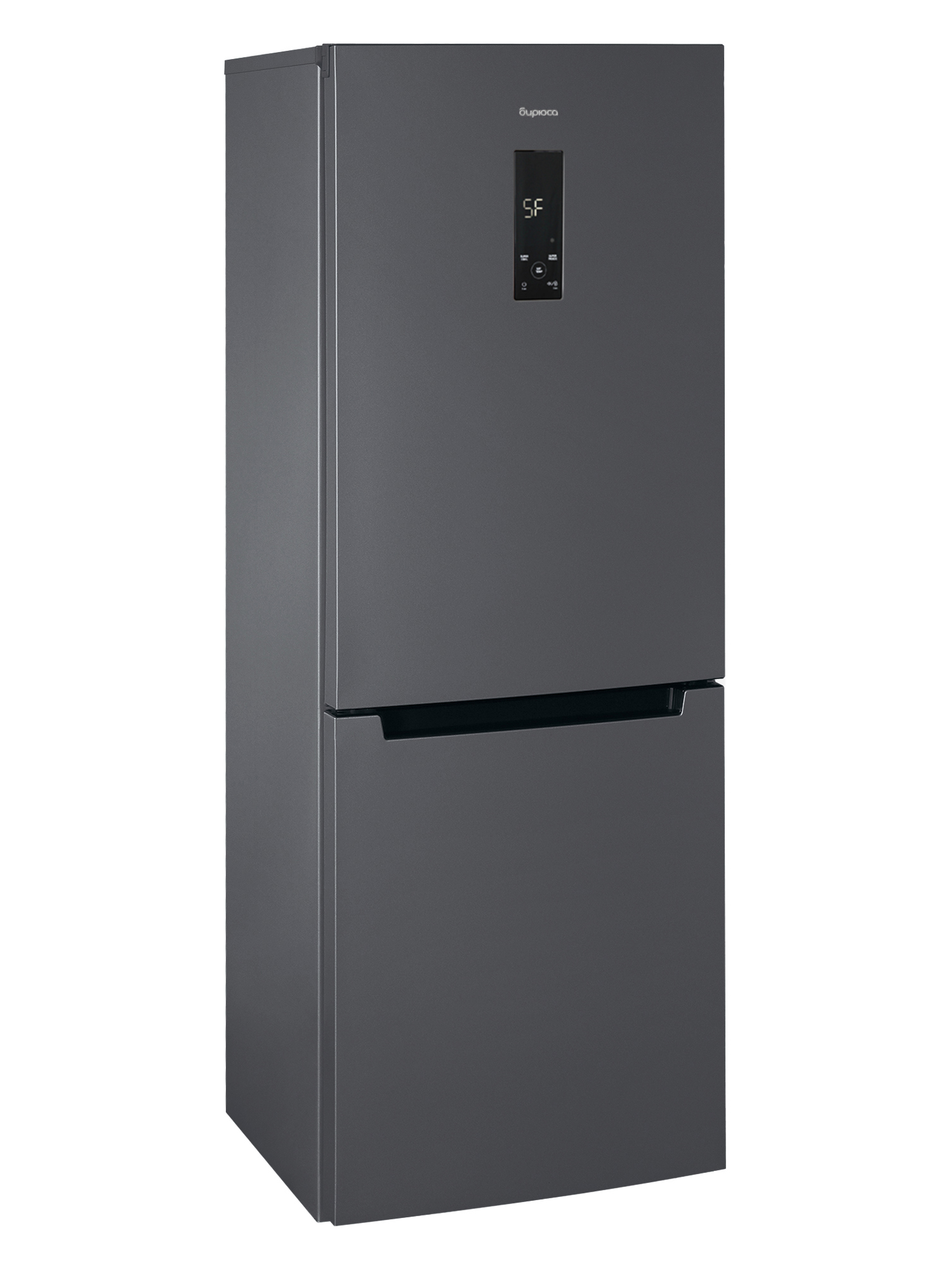 9055876 Холодильник с морозильником   Бирюса W920NF серый STDN-0098786