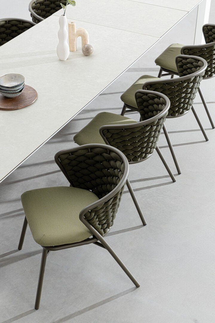 Керамический и алюминиевый садовый выдвижной стол BIZZOTTO OTAVIO ARCH-00030570 - Вид №4