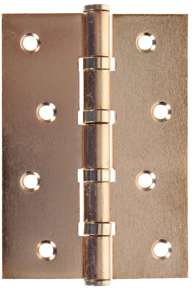 81950725 Петля универсальная 4B/P 100x70x2 мм сталь цвет матовое золотое STLM-0014718