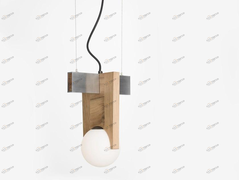 Pascal & Philippe Подвесной светильник со структурой из дерева и алюминия Juliette sun-id-1418995