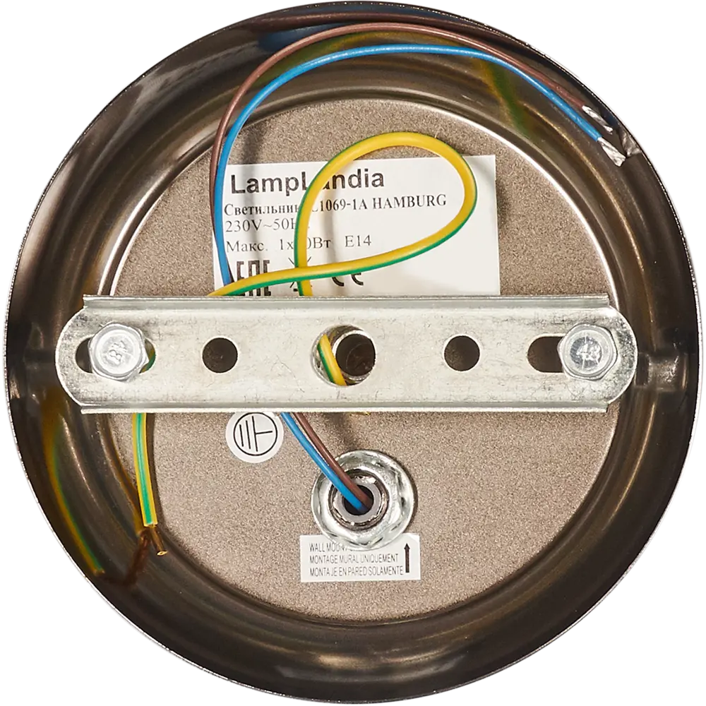 Бра Hamburg 1xЕ14x60 Вт LAMPLANDIA STLM-2120239 - Вид №4