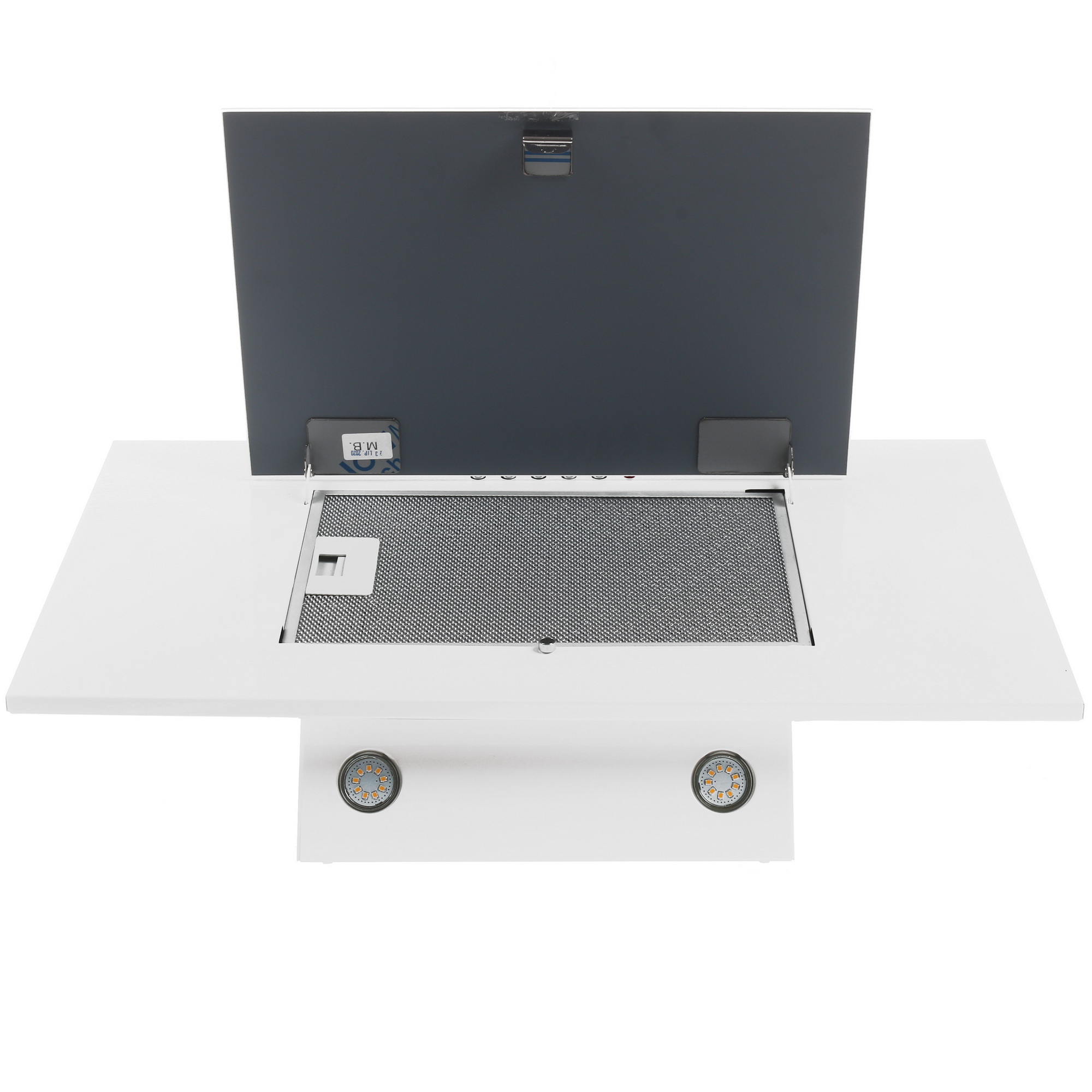 1147015 Вытяжка наклонная Akpo WK-4 Nero eco белый/белый STDN-0054383 - Вид №7