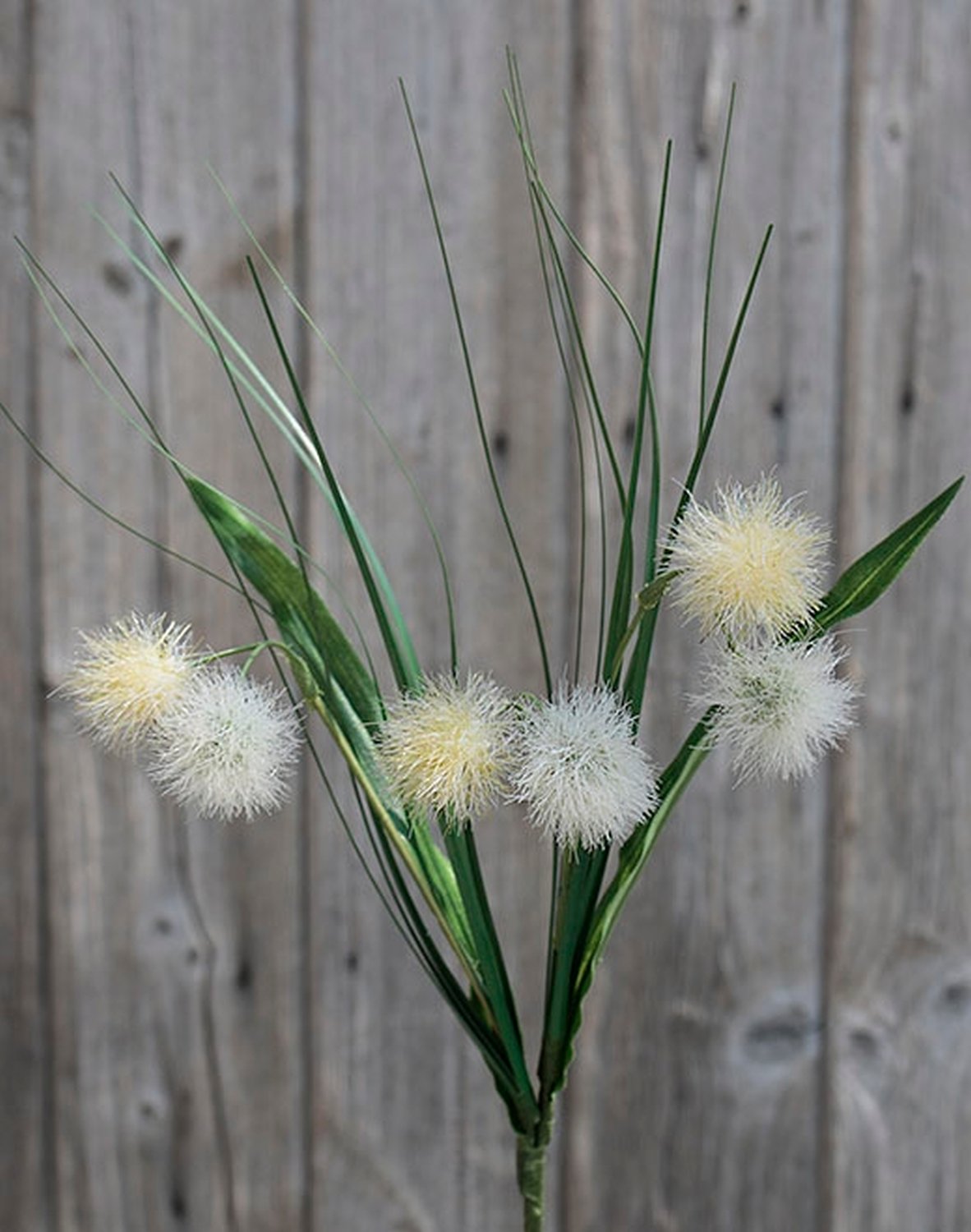 5135 807 a2 Мяч из искусственной травы, 39 см, зелено-белый H-andreas  - Вид №1