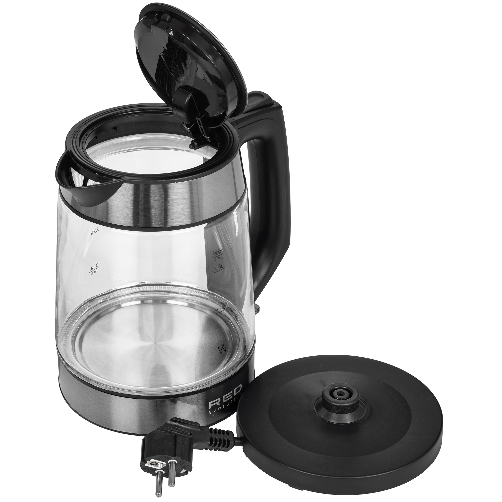 9125771 Электрочайник RED evolution RK-G20 серебристый RED SOLUTION STDN-0065569 - Вид №4