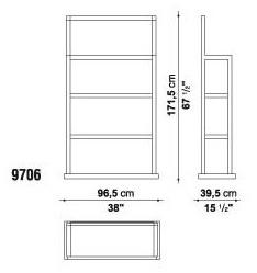 Maxalto Книжный шкаф из дерева Incipit sun-id-1411087 - Вид №1