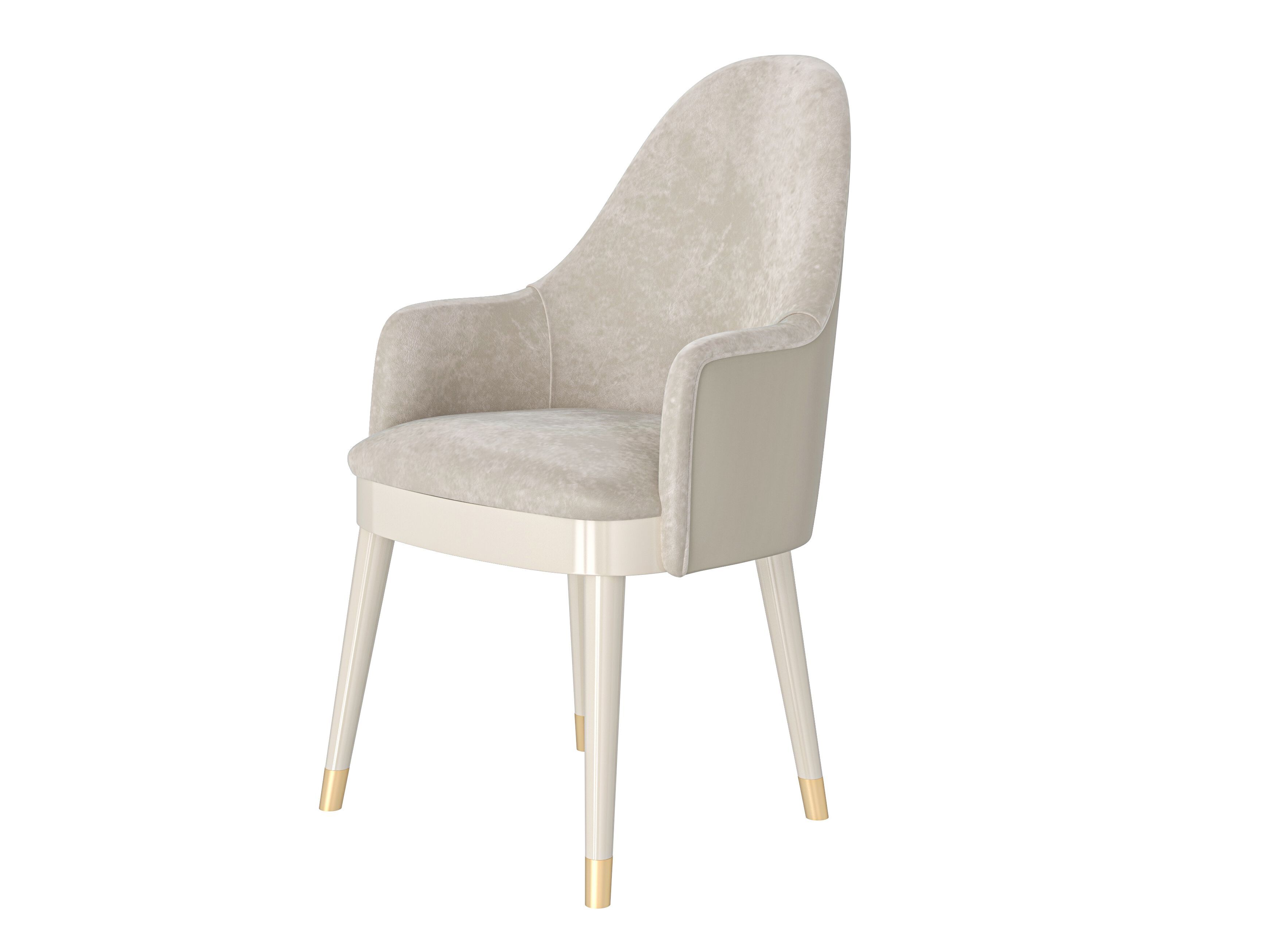 Бархатный стул с подлокотниками Modenese Luxury Interiors BESPOKE ARCH-00131284 - Вид №1