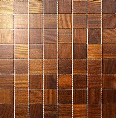 Мозаика и 3D панели из дерева Da Vinci Мозаика 8x8 Термо Средний 046 Термоясень Селект (Гладкая) 288х288 мм 1301100046 - Вид №1