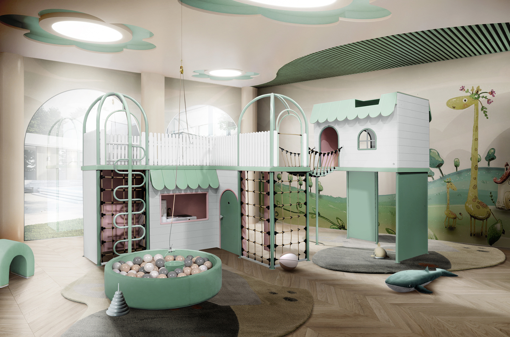 CIST166 Игровые площадки Волшебный рынок Circu  - Вид №15