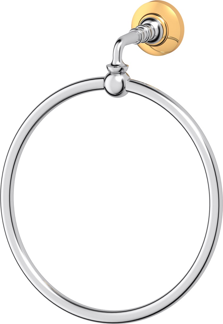 STI 110 Держатель полотенца кольцо 3SC STILMAR CHROME/GOLD Treesseci 3SC