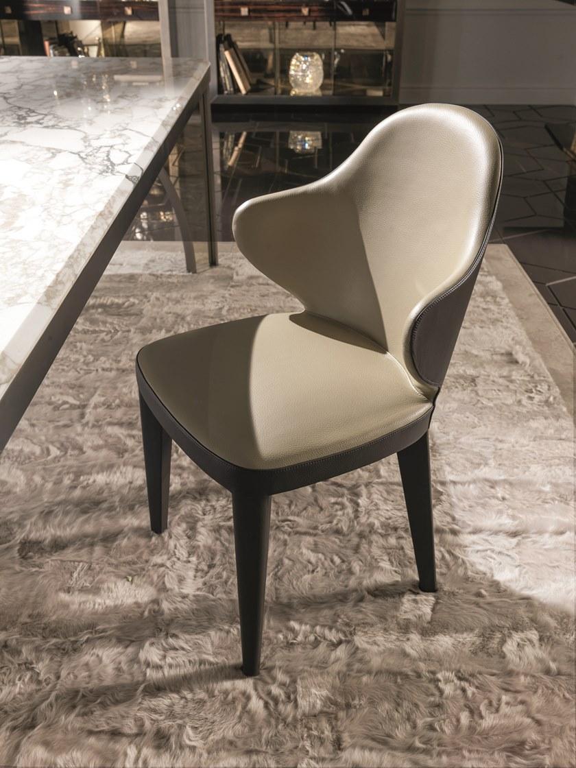 Longhi Мягкое кожаное кресло с подлокотниками Loveluxe U 120 - Вид №1