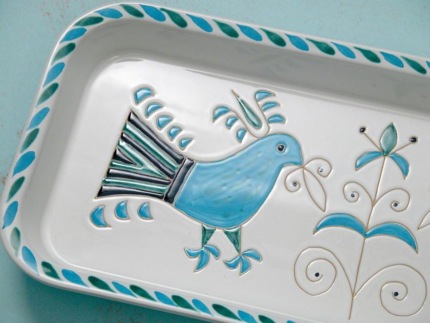 Cerasarda Керамический поднос Le pavoncelle sun-id-1455690 - Вид №3