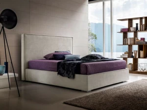 Felis Двуспальная кровать из ткани с мягким изголовьем Bed stories