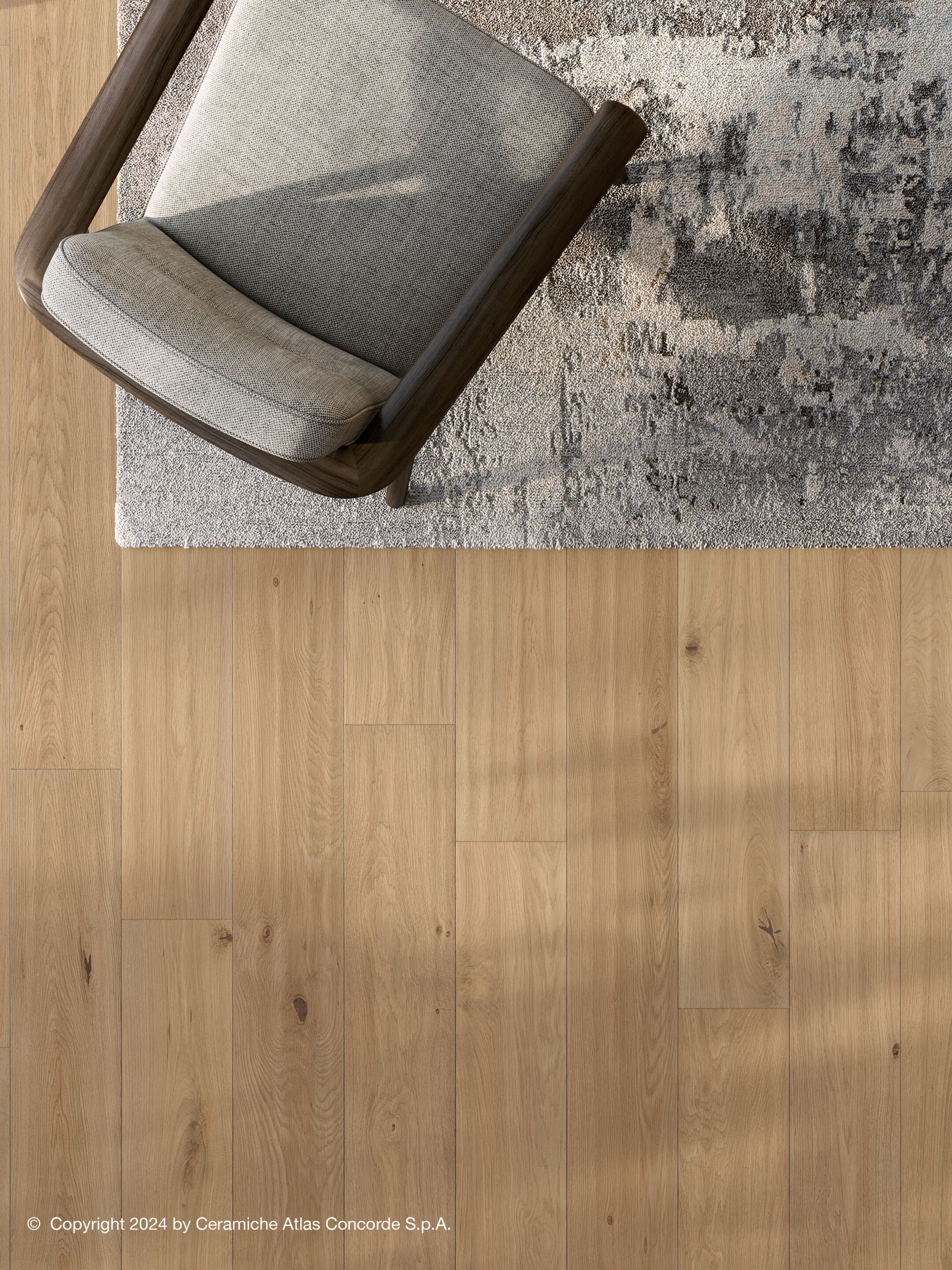 Напольное покрытие из керамогранита в помещении и на открытом воздухе с эффектом дерева Atlas Concorde журнал ARCH-00030139 - Вид №2