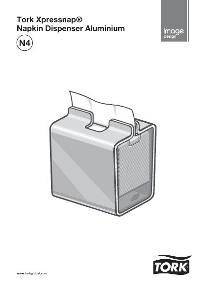 27400238 Диспенсер для салфеток Xpressnap® - алюминий Tork  - Вид №4