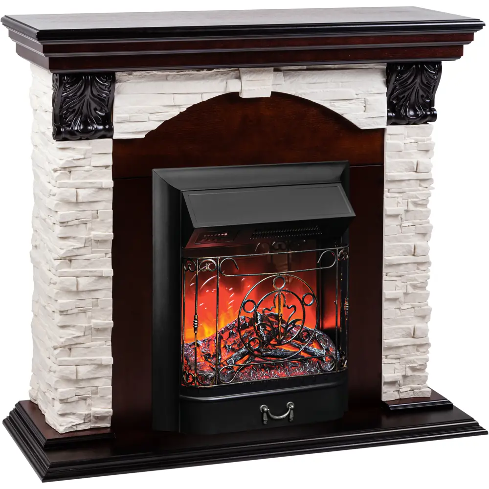 REALFLAME Dublin Lux - классический каминный портал с электроочагом 18832016 STLM-1374226 - Вид №1