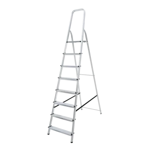 Стремянка Новая Высота Kroft 1110 8 ступеней алюминий