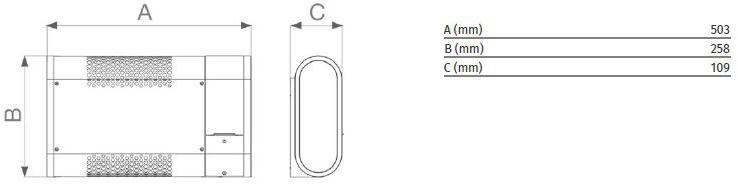 Vortice Миниатюрная установка тепловентилятора Microrapid 70661 - Вид №1