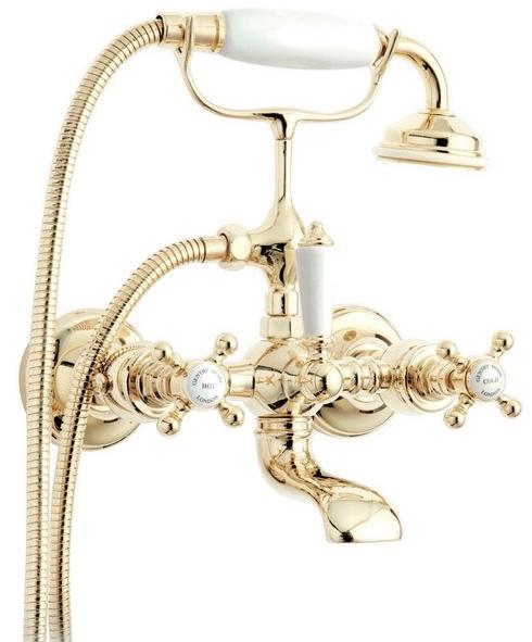 Gentry Home Настенный смеситель для ванны с ручным душем Mayfair sun-id-1389386 - Вид №1