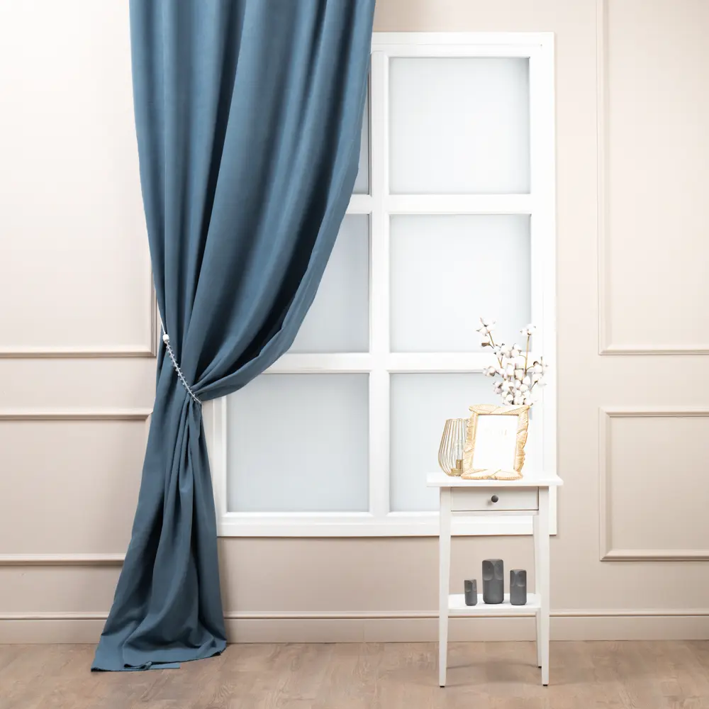 TEX REPUBLIC Канвас для штор дымчато-синий 300 см - светонепроницаемая ткань 89383309 STLM-1568889 - Вид №3