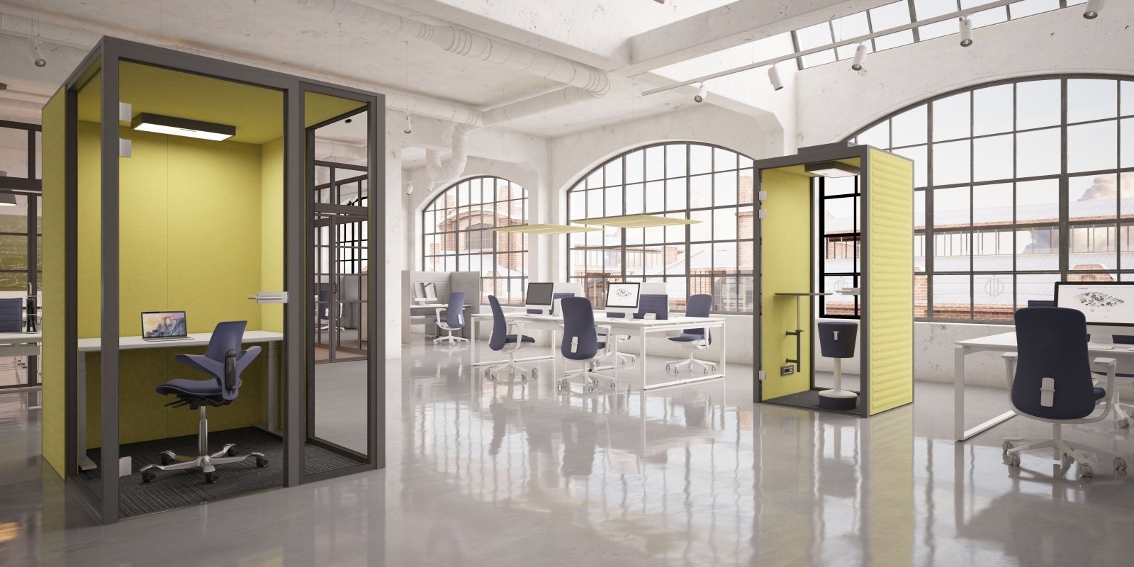 Одноместный акустическая офисная кабина FURNIKO Silent Cube ARCH-00111384 - Вид №1