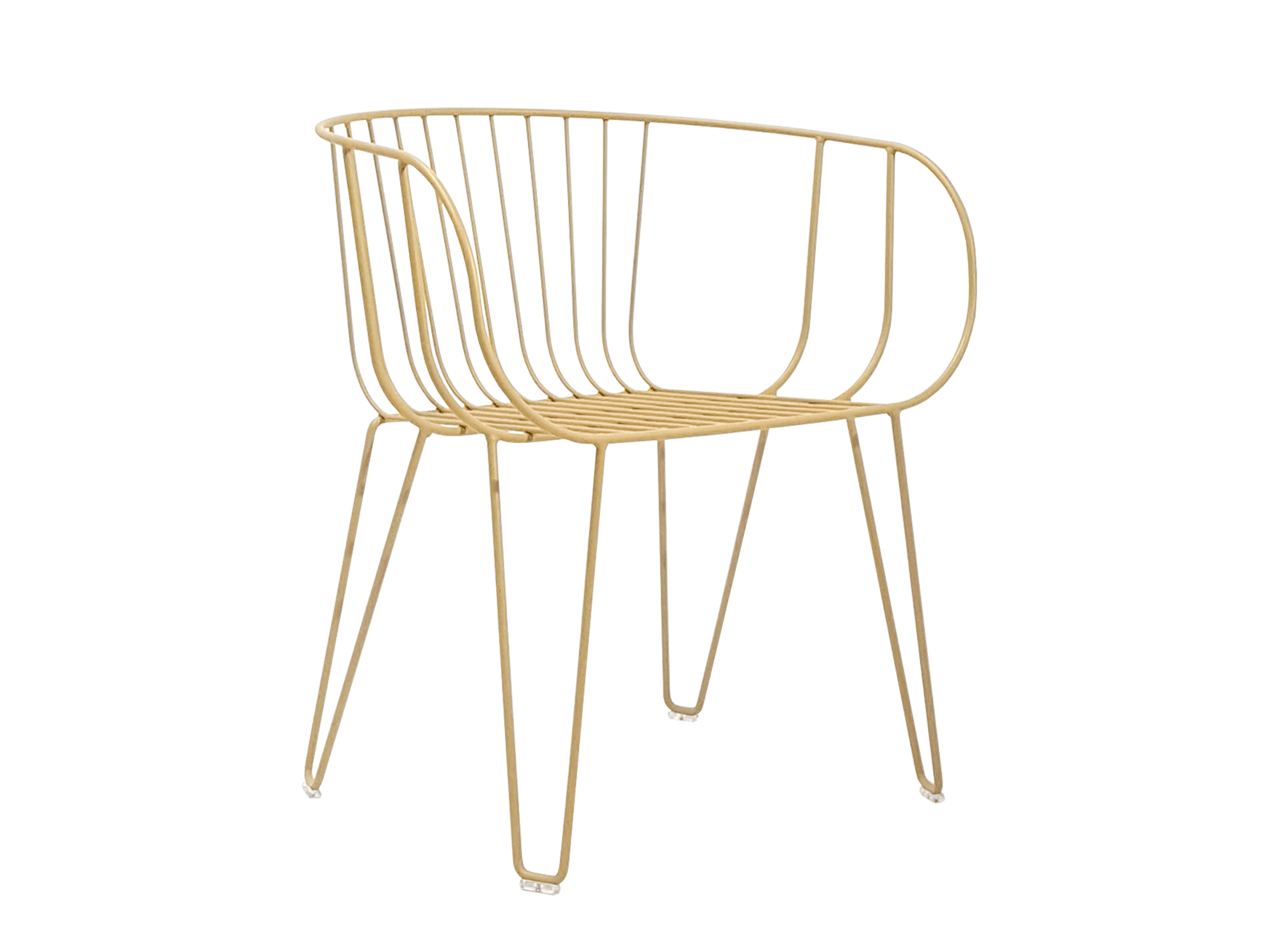 Стул для сада из оцинкованной стали с подлокотниками iSimar оливковое дерево ARCH-00119545